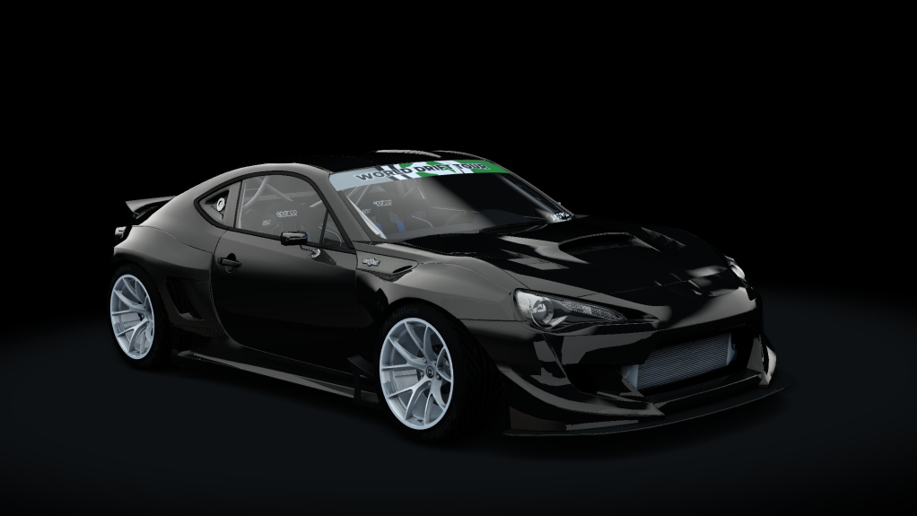 WDT Toyota GT86, skin black