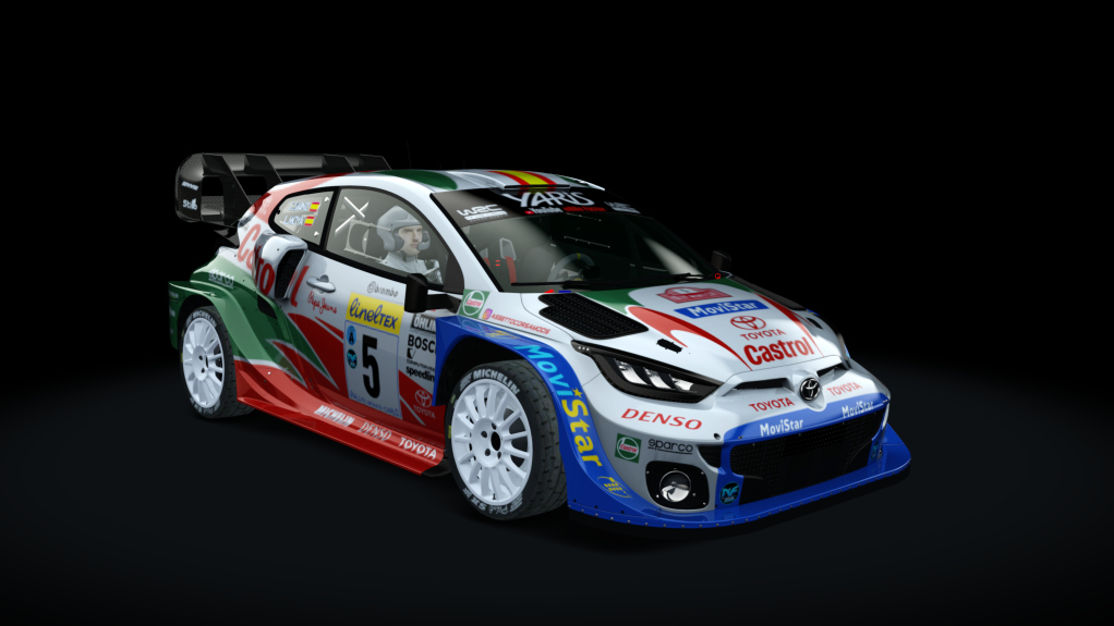 Toyota Yaris Rally1 2022, skin 5_CASTROL_C_Sainz98