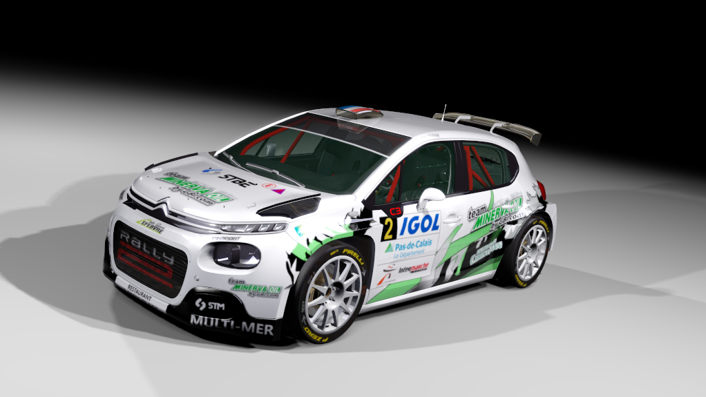 Citroen C3 rally2 jlr, skin 01