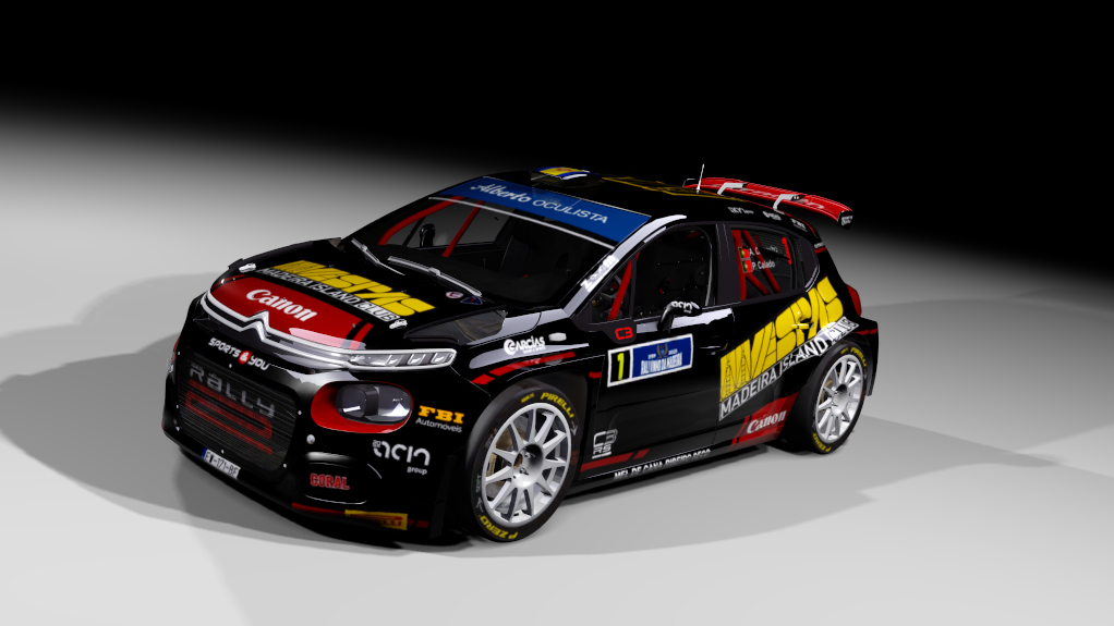 Citroen C3 rally2 jlr, skin A. Camacho - Rali Vinho da Madeira 2020