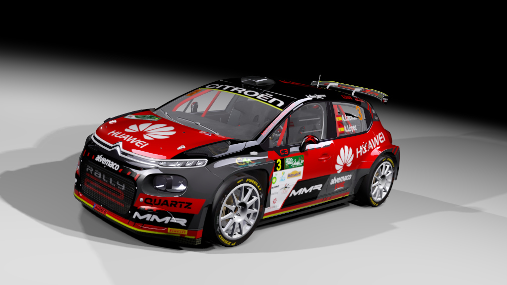 Citroen C3 rally2 jlr, skin Alejandro_Cachon