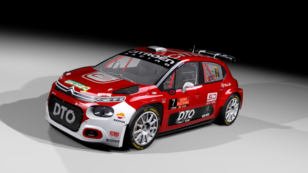 Citroen C3 rally2 jlr, skin C. Dolofan - T. Pavel Raliul Bucovinei 2022