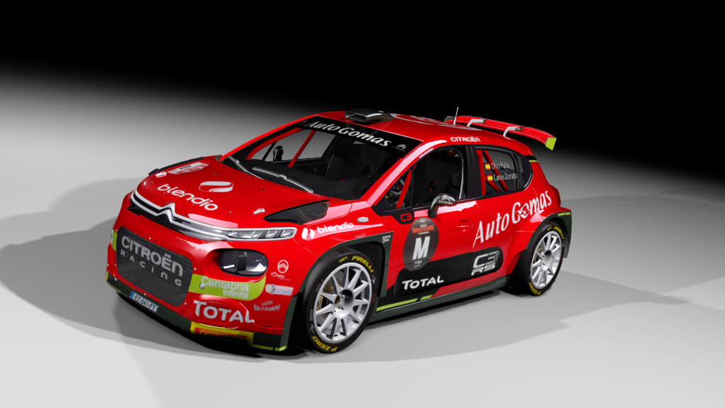 Citroen C3 rally2 jlr, skin Chus Puras