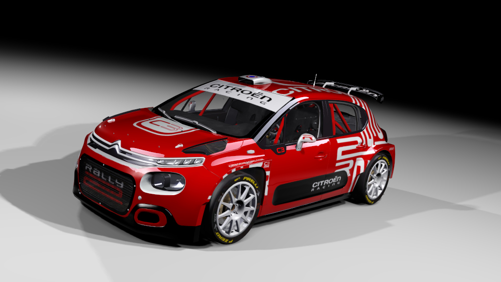 Citroen C3 rally2 jlr, skin Citroën Racing - Presentation Livery 2021