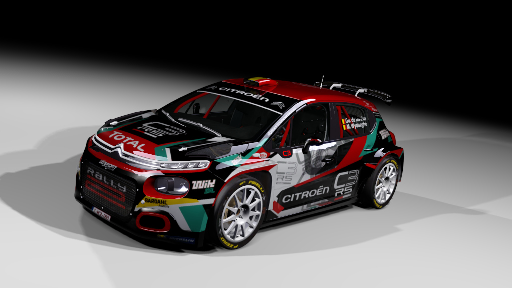 Citroen C3 rally2 jlr, skin G. de Mévius - Season 2020