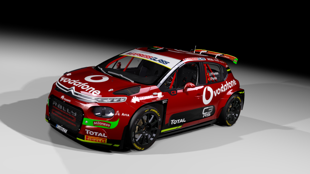 Citroen C3 rally2 jlr, skin J.P. Fontes - Season 2020