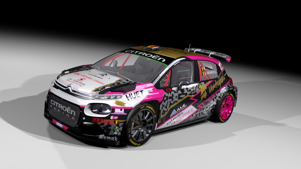 Citroen C3 rally2 jlr, skin M.Gonay_Dmax-racing