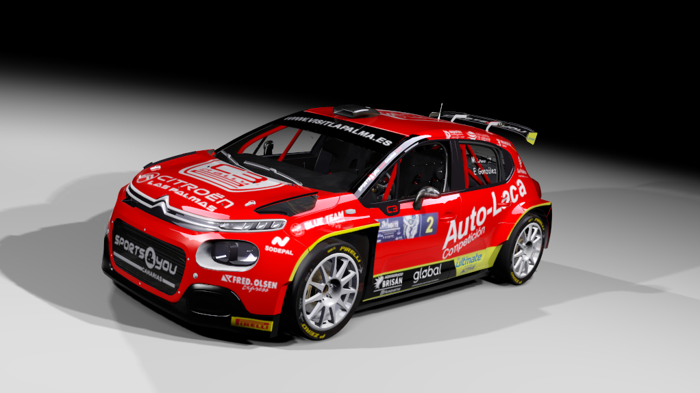 Citroen C3 rally2 jlr, skin Miguel Suarez 23