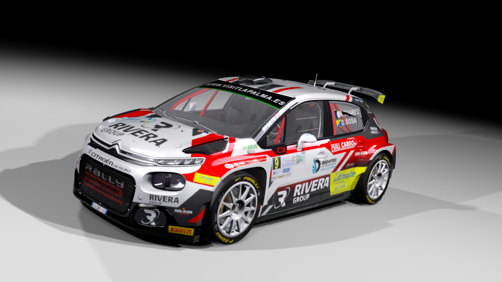 Citroen C3 rally2 jlr, skin Miguel_Suarez 22