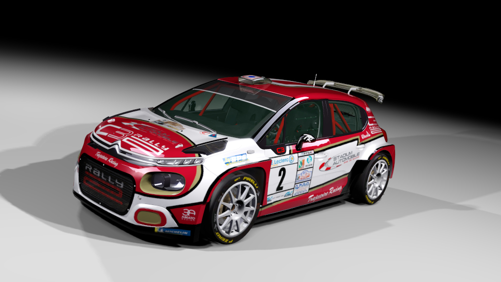 Citroen C3 rally2 jlr, skin N.Stievenart Neufchatel '22