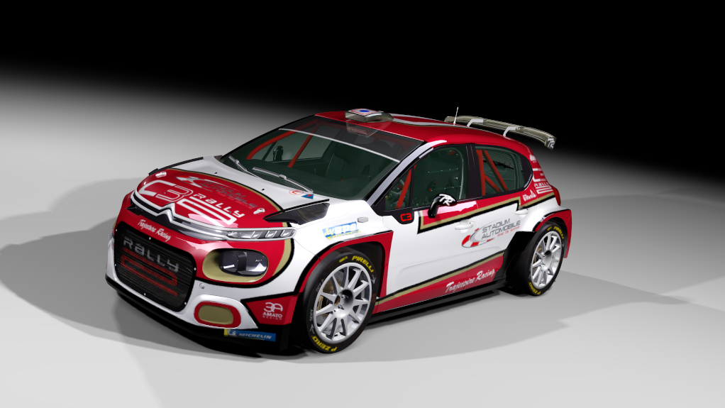 Citroen C3 rally2 jlr, skin N.Stievenart