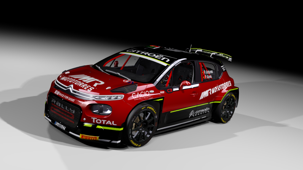 Citroen C3 rally2 jlr, skin P. Antunes - Season 2021