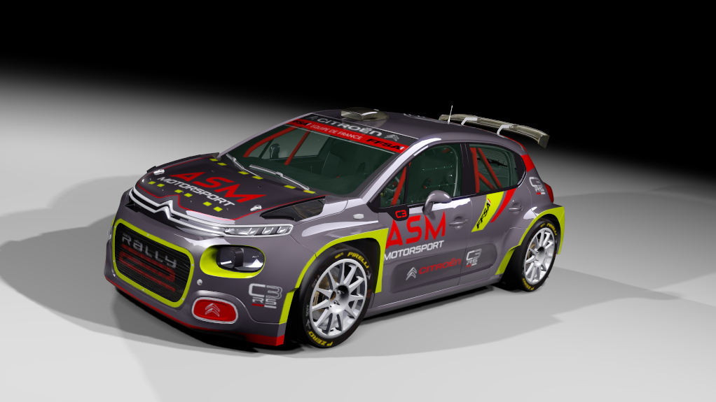 Citroen C3 rally2 jlr, skin c3asm