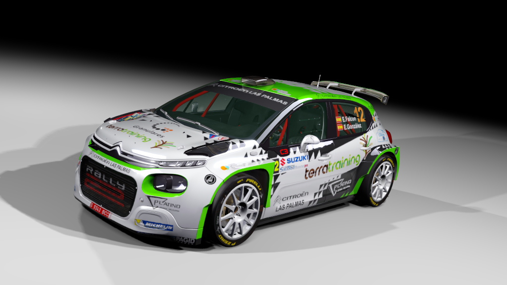 Citroen C3 rally2 jlr, skin c3r-emma