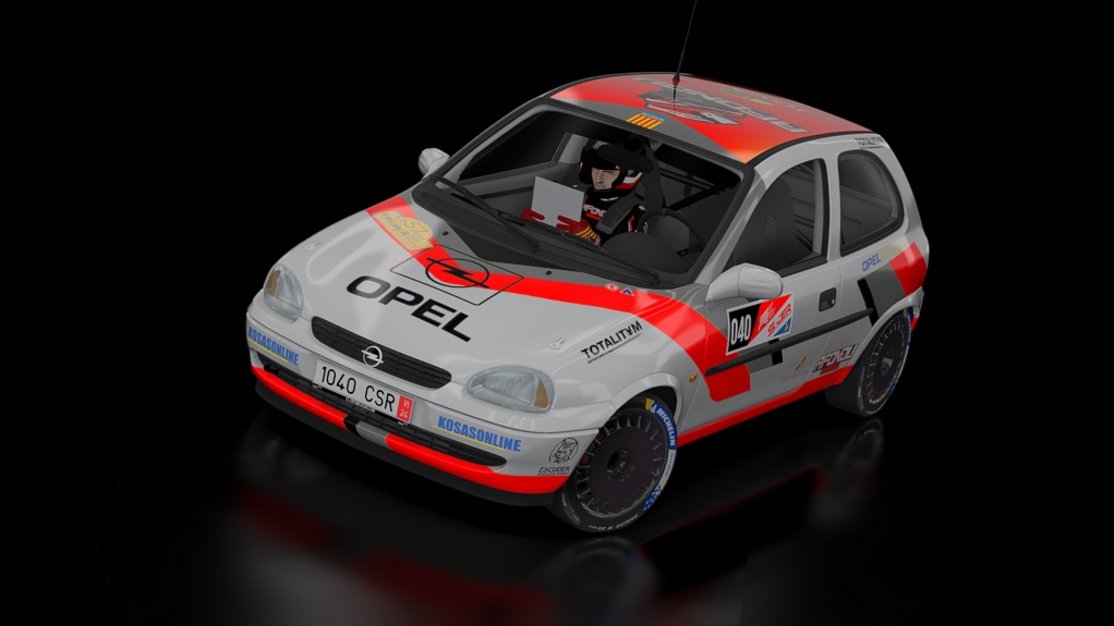 CSR | Opel Corsa B SCER ASFALTO 2024, skin SCERV24_040