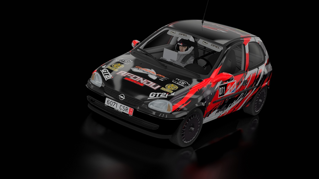 CSR | Opel Corsa B SCER ASFALTO 2024, skin SCERV24_071