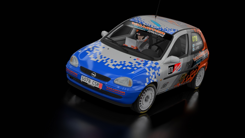 CSR | Opel Corsa B SCER ASFALTO 2024, skin SCERV24_078