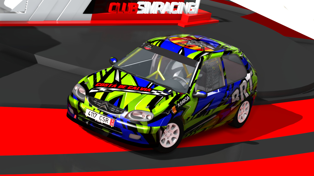 CSR MONTAÑA C13 | Citroen Saxo VTS, skin CNSAC_117