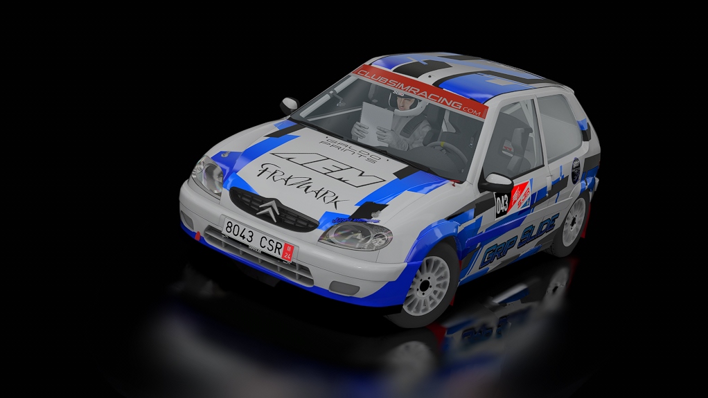 CSR | Citroen Saxo VTS 16v SCER ASFALTO 2024, skin SCERV24_043