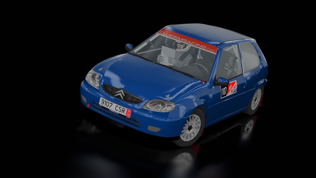 CSR | Citroen Saxo VTS 16v SCER ASFALTO 2024, skin SCERV24_107