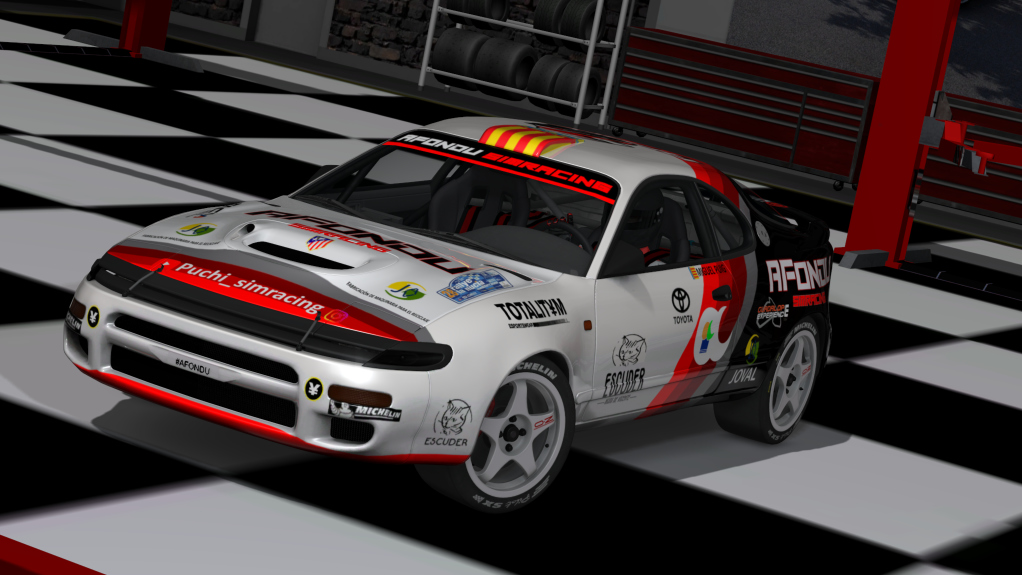 CSR | Toyota Celica ST185 Gr.A SCER ASFALTO 2024, skin SCERV24_0380