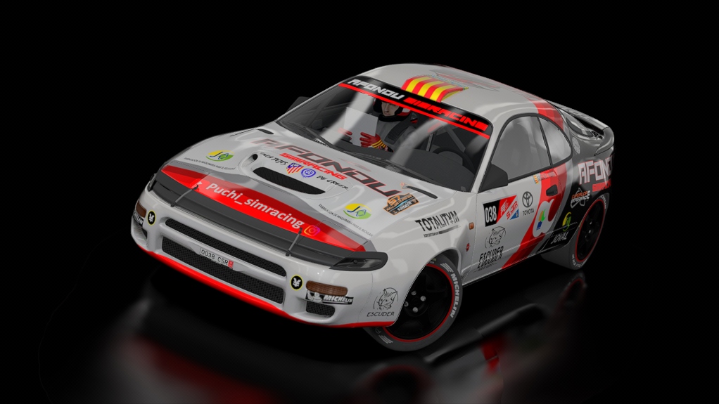 CSR | Toyota Celica ST185 Gr.A SCER ASFALTO 2024, skin SCERV24_038_Ourense