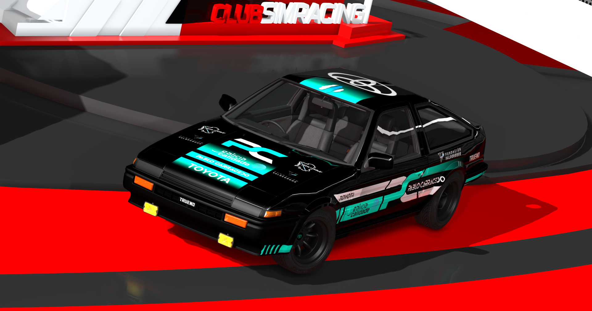 CSR | Toyota AE86 SCER ASFALTO 2024, skin SCERV_050