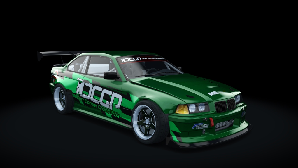 DCGP S8 BMW E36, skin green