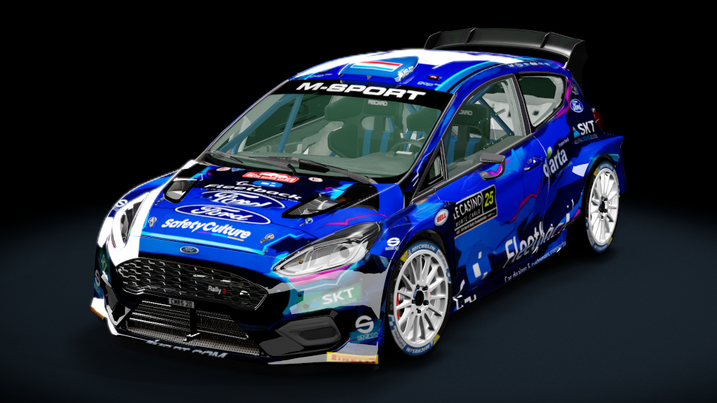 Ford Fiesta MK8 Rally2 Evo 2023, skin G.Munster