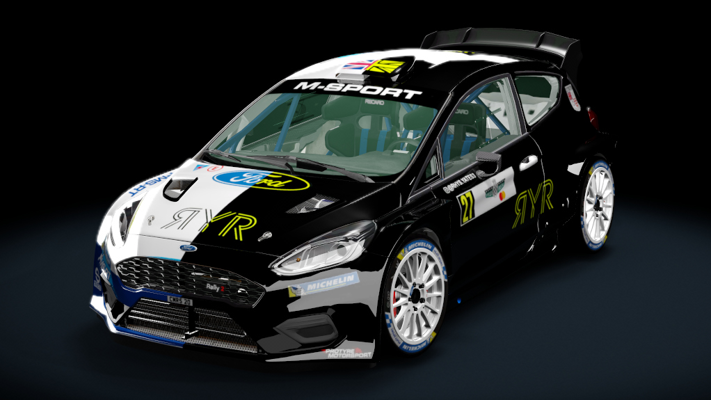 Ford Fiesta MK8 Rally2 Evo 2023, skin Nueva carpeta