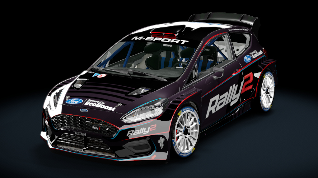 Ford Fiesta MK8 Rally2 Evo 2023, skin Rally2 2020