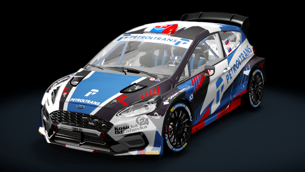 Ford Fiesta MK8 Rally2 Evo 2023, skin V.Majercak