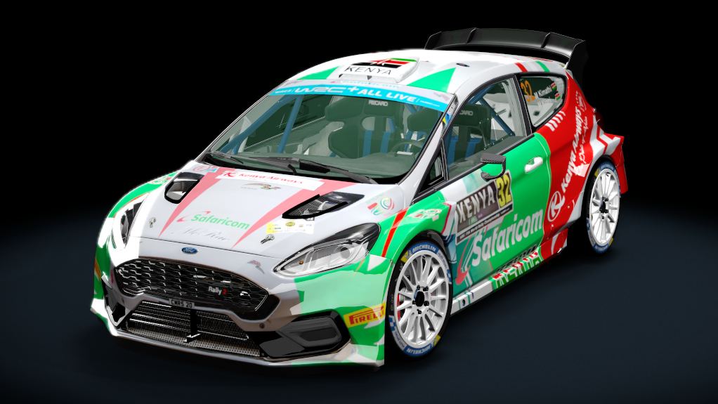 Ford Fiesta MK8 Rally2 Evo 2023, skin kimathi