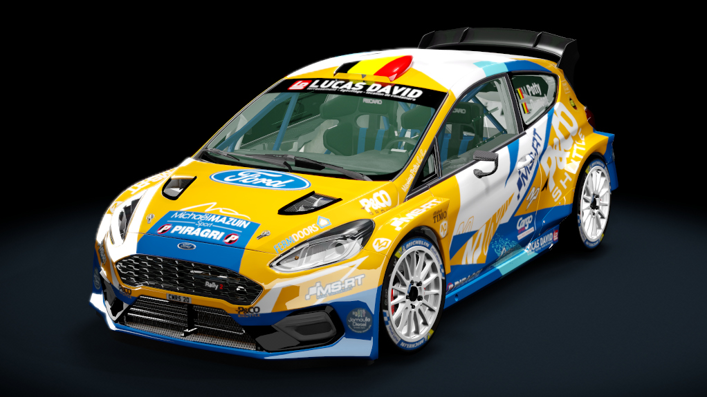 Ford Fiesta MK8 Rally2 Evo 2023, skin maximepotty