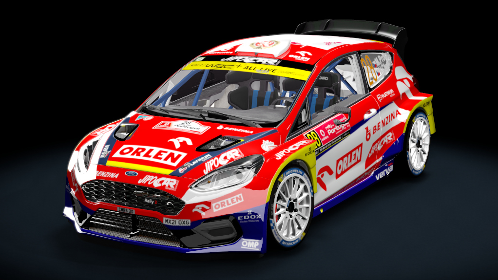 Ford Fiesta MK8 Rally2 Evo 2023, skin prokop