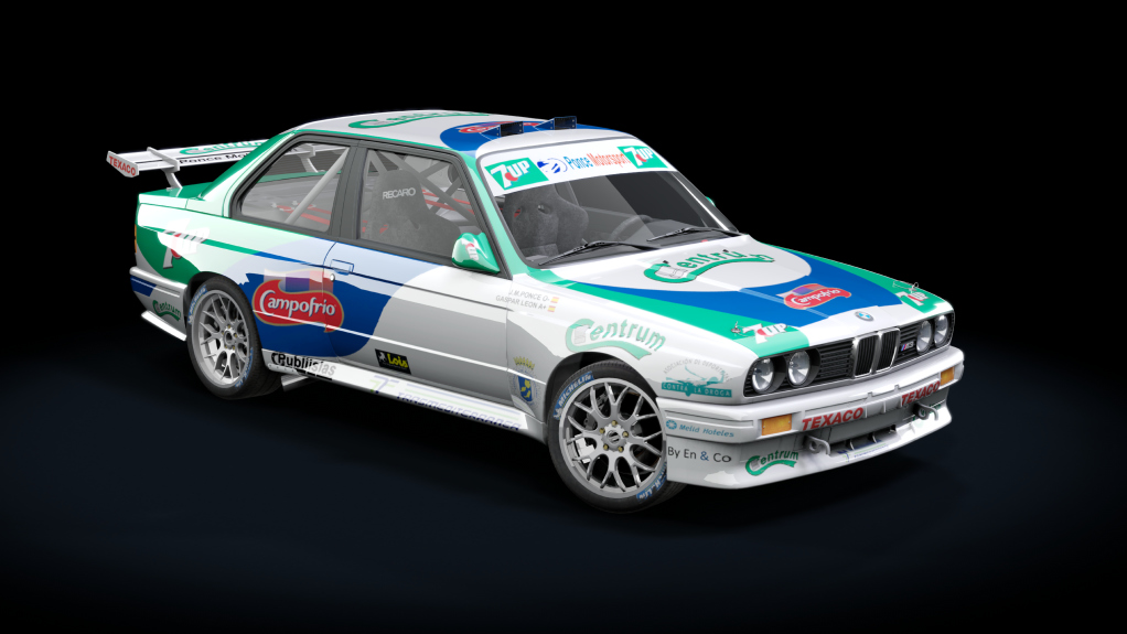 JLR BMW M3 E30 Gr.A JM Ponce, skin 1996 7UpCampofríoCentrum