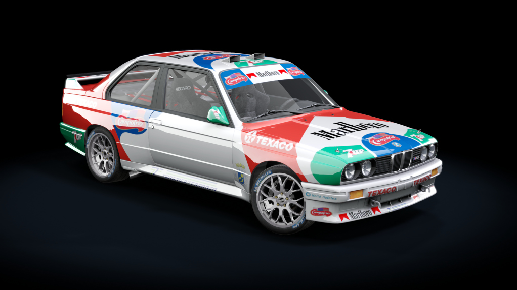 JLR BMW M3 E30 Gr.A JM Ponce, skin 1998 marlboro