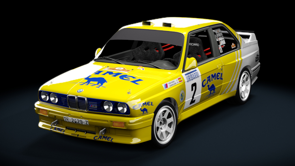 JLR BMW M3 E30 Gr.A JM Ponce, skin T.Ponce-G.León Rias Bajas 1989 (MGQ__Designs)