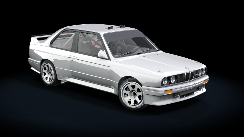 JLR BMW M3 E30 Gr.A JM Ponce, skin White