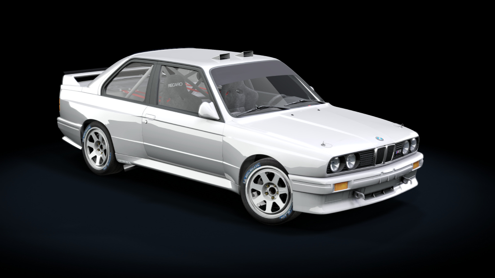 JLR BMW M3 E30 Gr.A JM Ponce, skin template 4096 4k