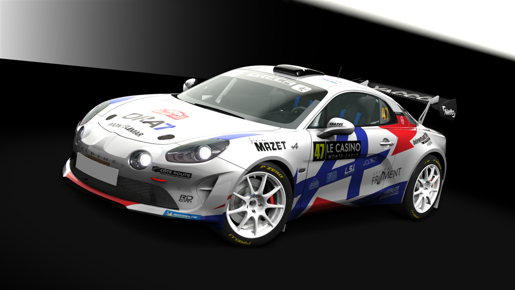 LF Alpine A110 R-GT Rally, skin Astier (Alpine)