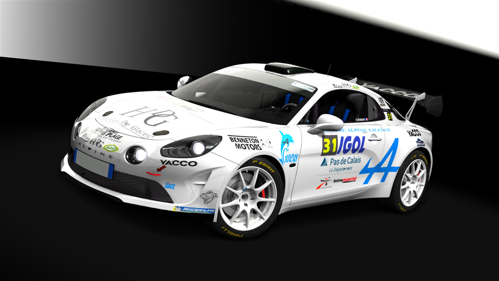 LF Alpine A110 R-GT Rally, skin Cédric Robert