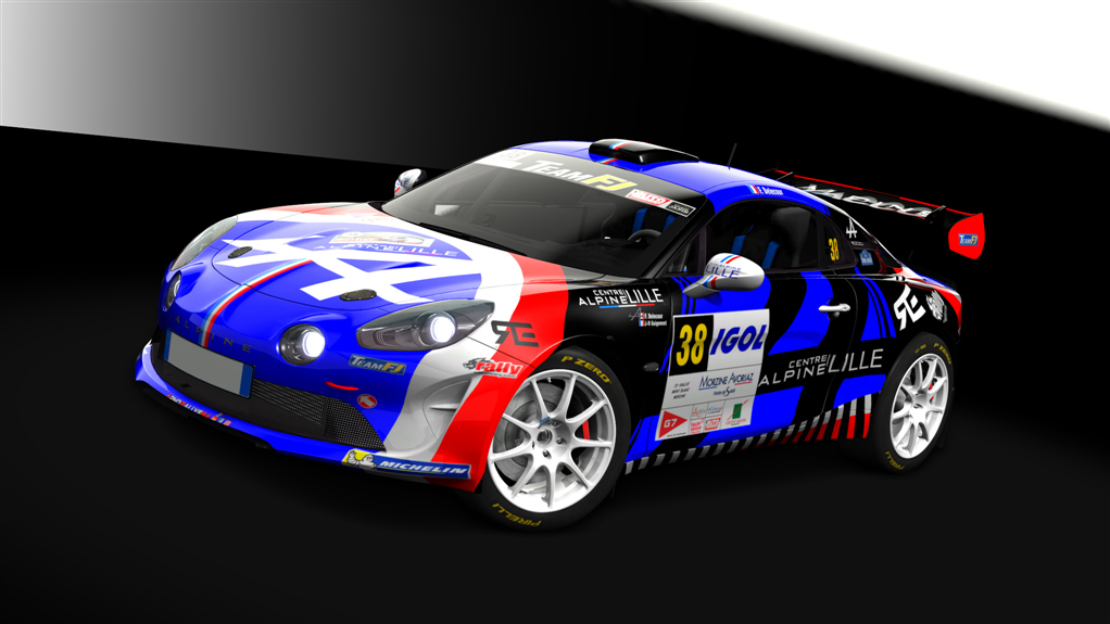 LF Alpine A110 R-GT Rally, skin Francois Delecour