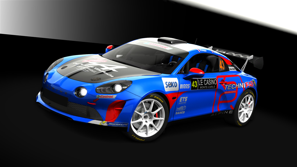 LF Alpine A110 R-GT Rally, skin Manu Guigou