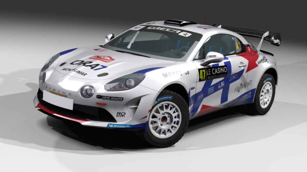 LF R-GT Alpine A110 R-GT Rally Gravel, skin Astier (Alpine)