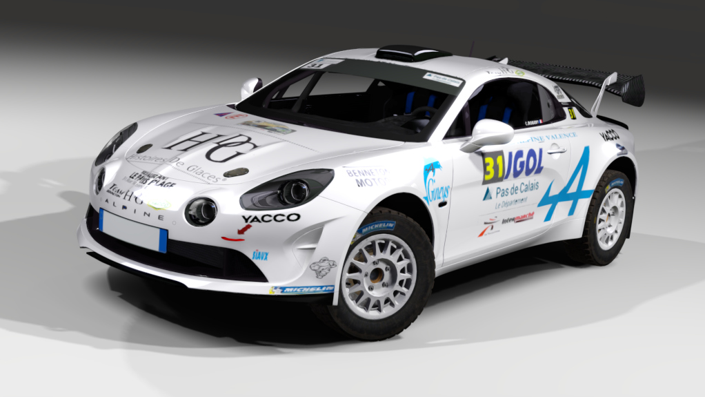 LF R-GT Alpine A110 R-GT Rally Gravel, skin Cédric Robert