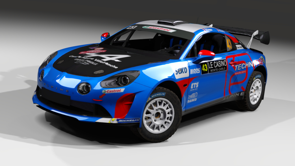 LF R-GT Alpine A110 R-GT Rally Gravel, skin Manu Guigou