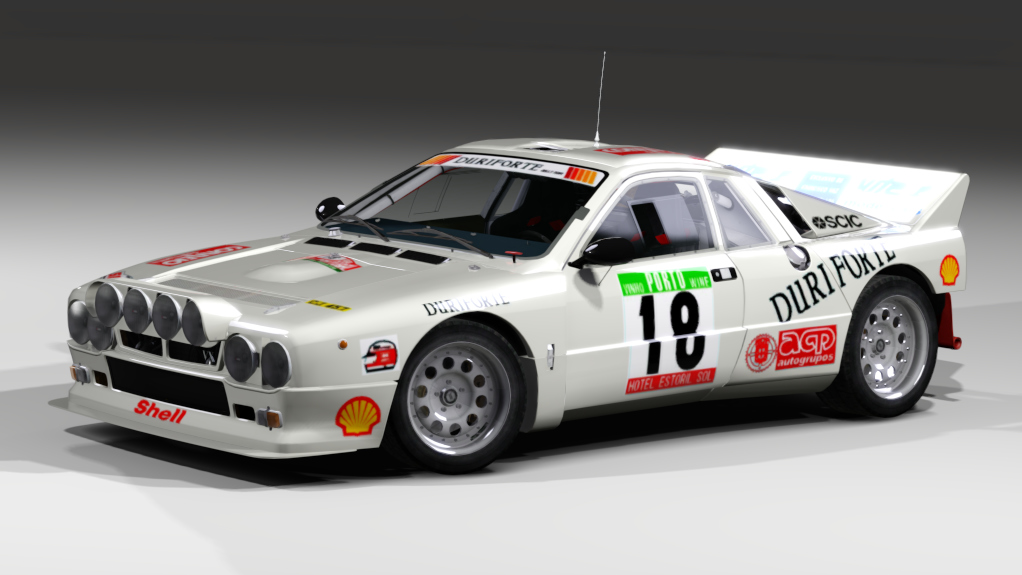 LF Gr.B Lancia Rally 037 Evo 2, skin Carlos Bica - Rally Portugal 86