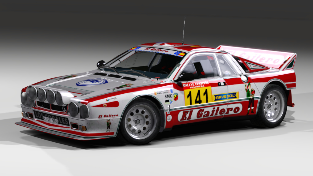 LF Gr.B Lancia Rally 037 Evo 2, skin El Gaitero