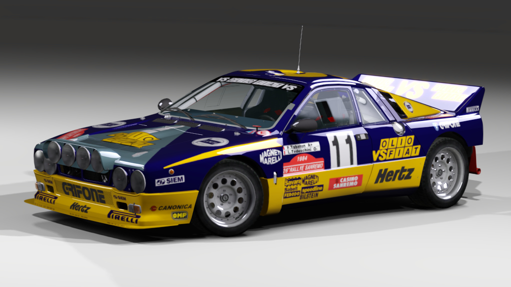 LF Gr.B Lancia Rally 037 Evo 2, skin F.Tabaton Sanremo 1984